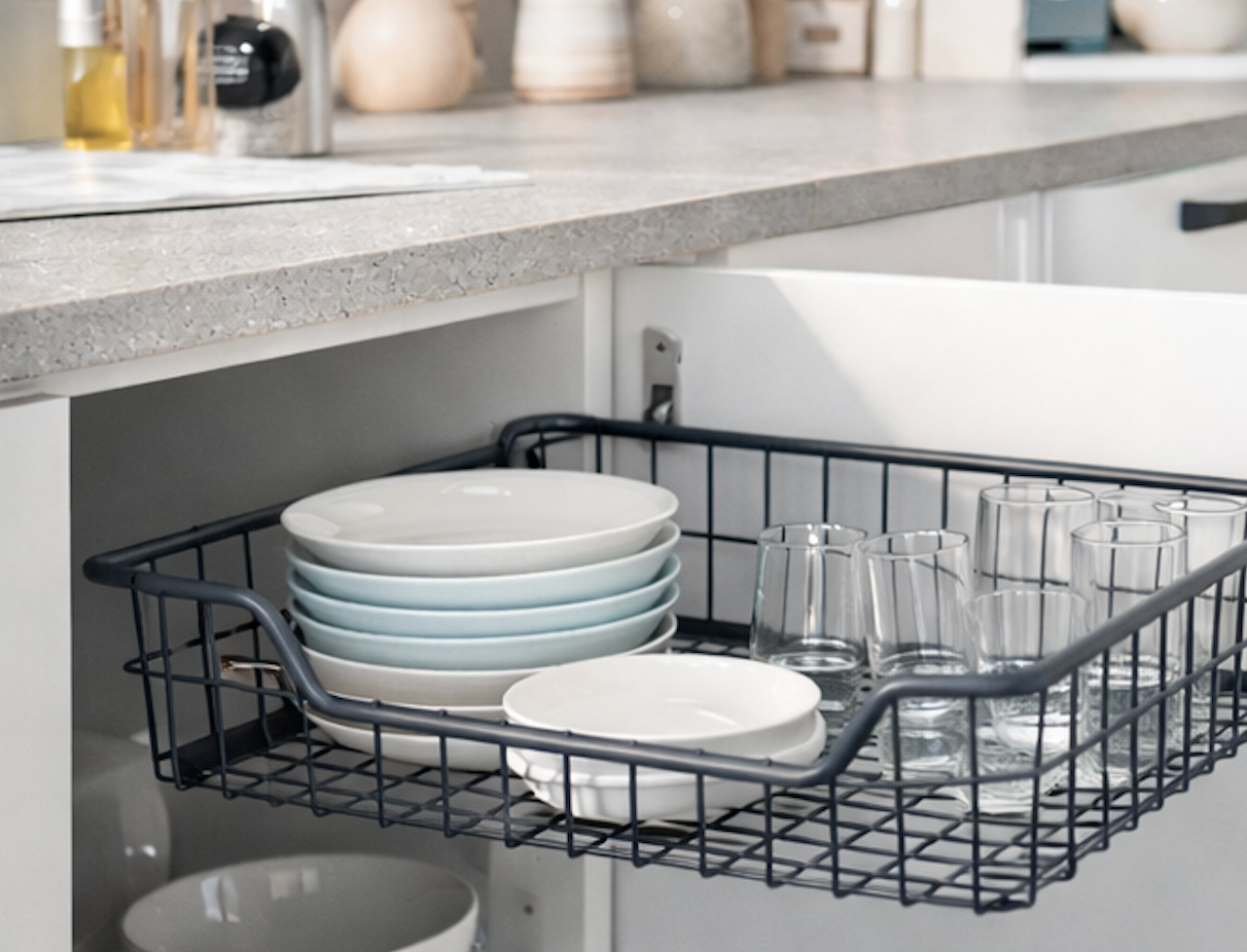 Schrankauszug 'anthrazit'