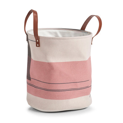 Großer Wäschekorb Aus Kunststoff – Hipster Design, 60 Liter