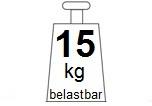 Teilauszug 50 cm, weiß