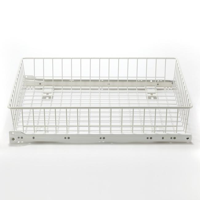 Teilauszug 50 cm, weiß