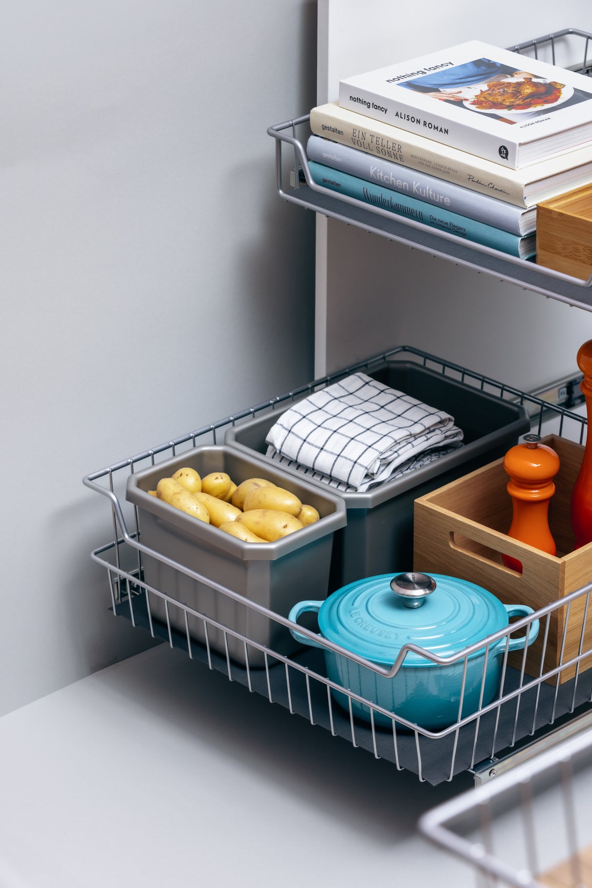 Schrankauszug 'silber'