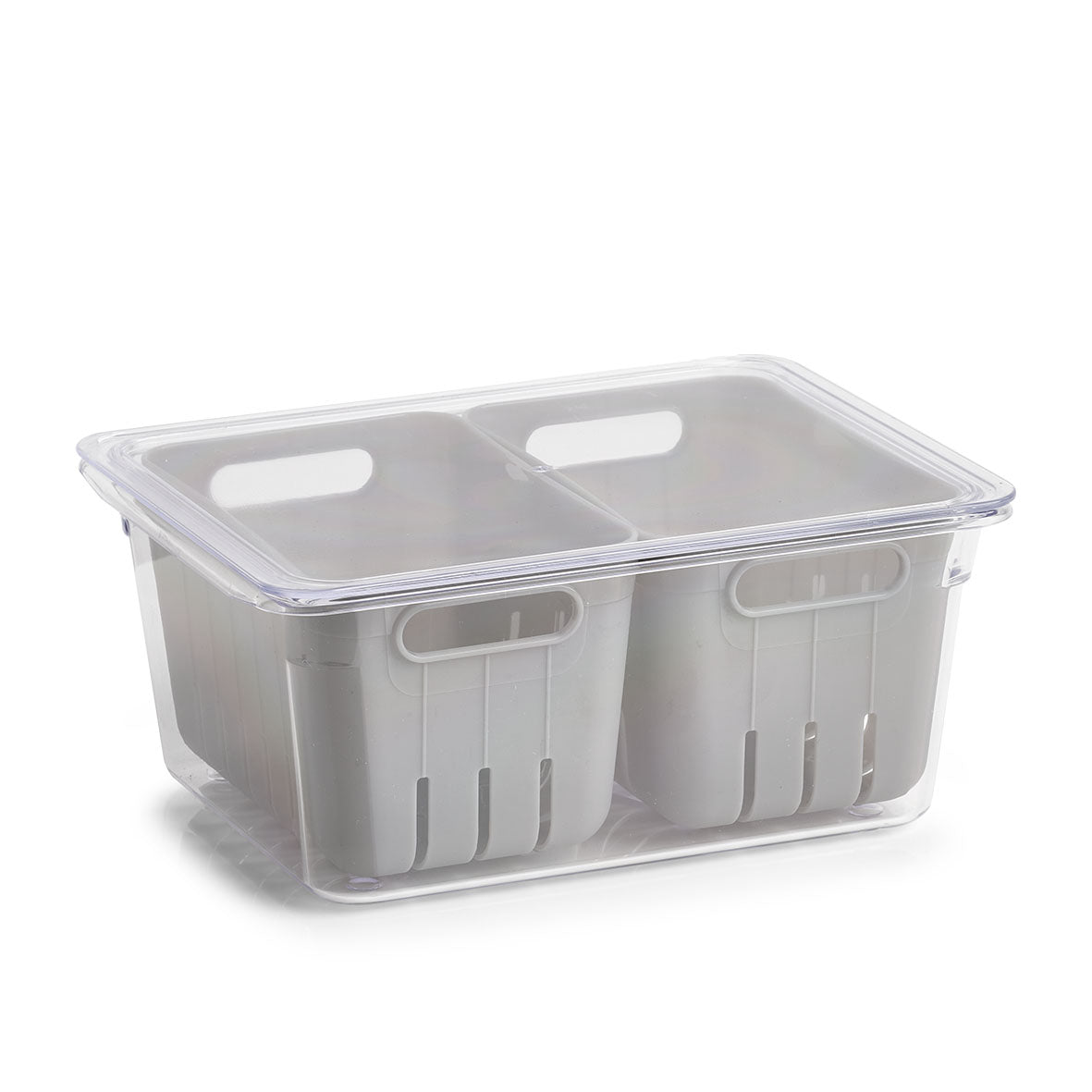 Kühlschrank Aufbewahrungsbox 2-fach