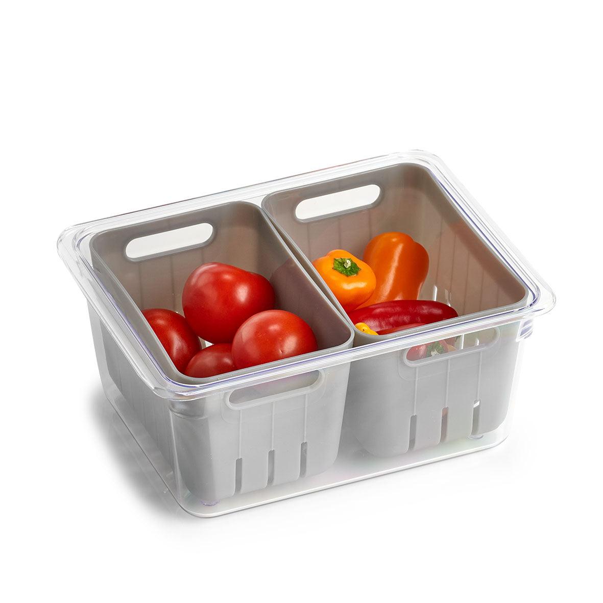 Kühlschrank Aufbewahrungsbox 2-fach