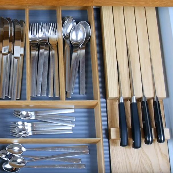 messer aufbewahrung schublade Schubladeneinsatz 'Messer'